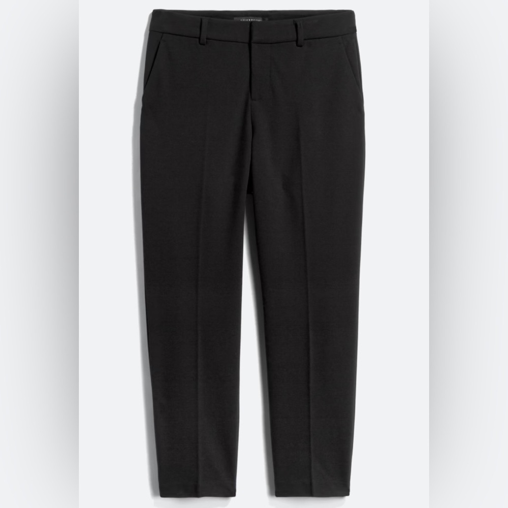 Liverpool Straight Leg Pant in Black